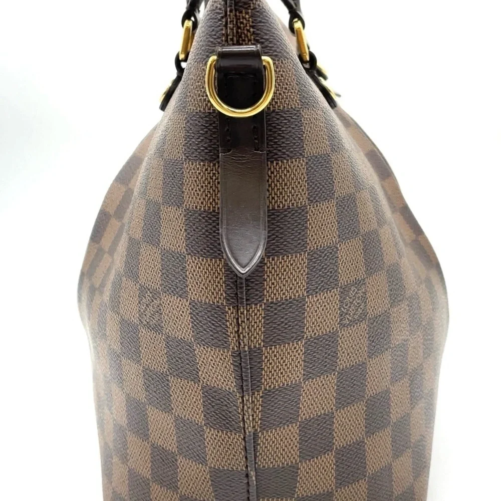 Auth Louis Vuitton Damier Ebene Siena PM 2Way Bag W/Box/Dust Bag